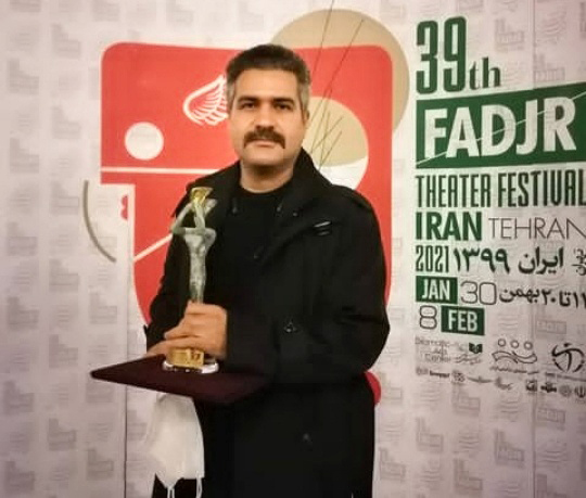 درخشش هنرمند قزوین در جشنواره سی و نهم تئاتر فجر